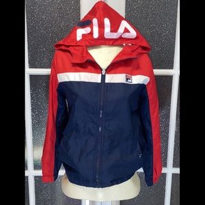 Zip up windbreaker